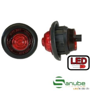 Begrenzungsleuchte LED | SANUBE "LARA" | 12-24V | mit 300 mm Flachkabel-Superseal