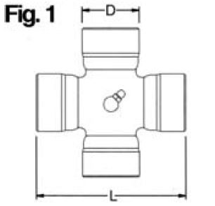 Kreuzgarnitur verwendbar anstelle von Fiat|Ford|New Holland   30,2x92,2mm UDC 30,2x92,2